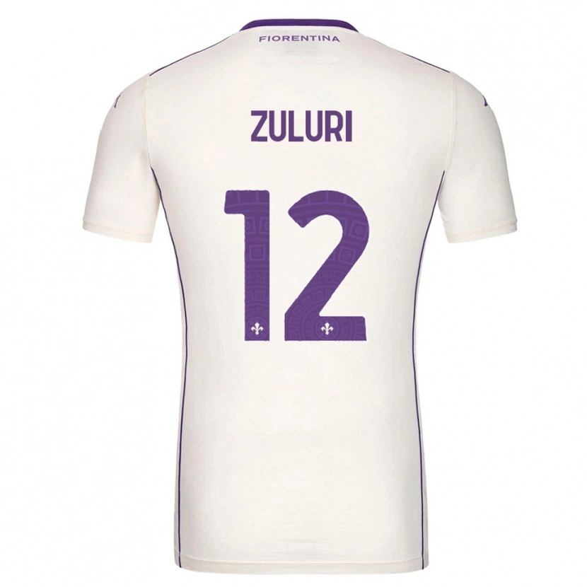 Danxen Mulher Camisola Athena Zuluri #12 Branco Roxo Vermelho Alternativa 2025/26 Camisa Brasil