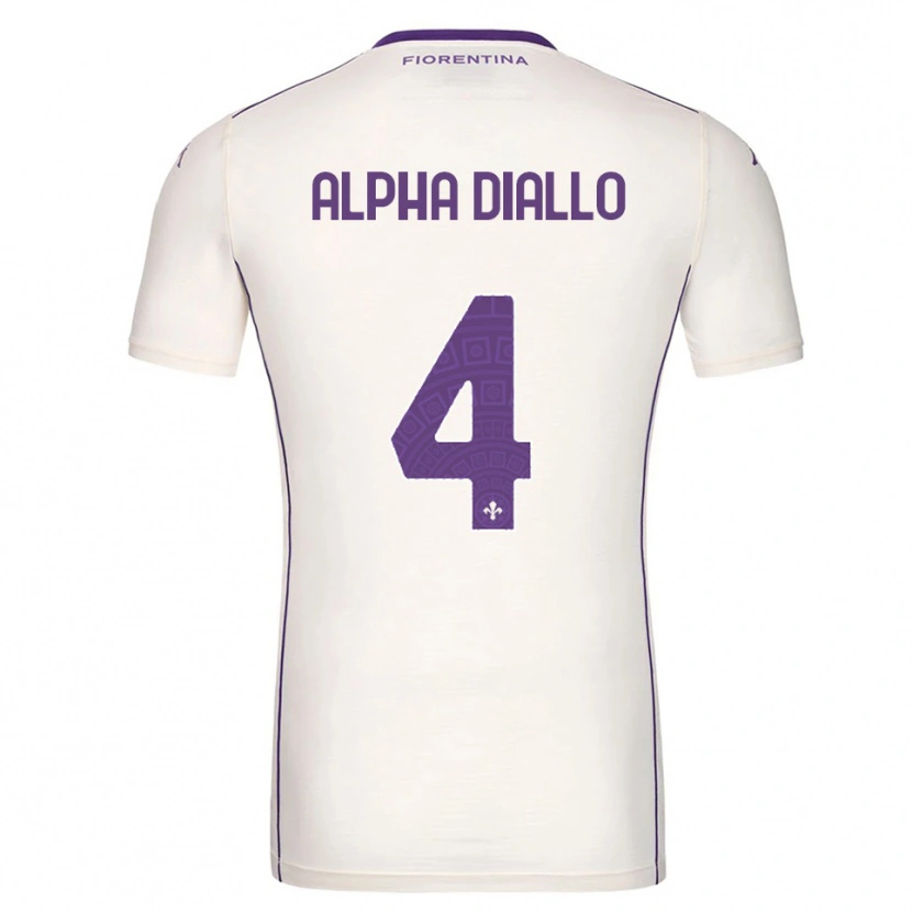 Danxen Mulher Camisola Mamadou Alpha Diallo #4 Branco Roxo Vermelho Alternativa 2025/26 Camisa Brasil
