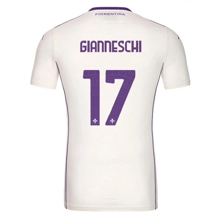 Danxen Mulher Camisola Noah Gianneschi #17 Branco Roxo Vermelho Alternativa 2025/26 Camisa Brasil