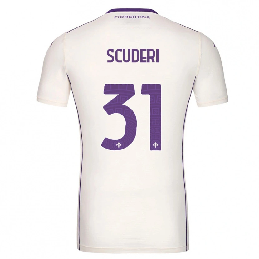 Danxen Mulher Camisola Giulio Scuderi #31 Branco Roxo Vermelho Alternativa 2025/26 Camisa Brasil