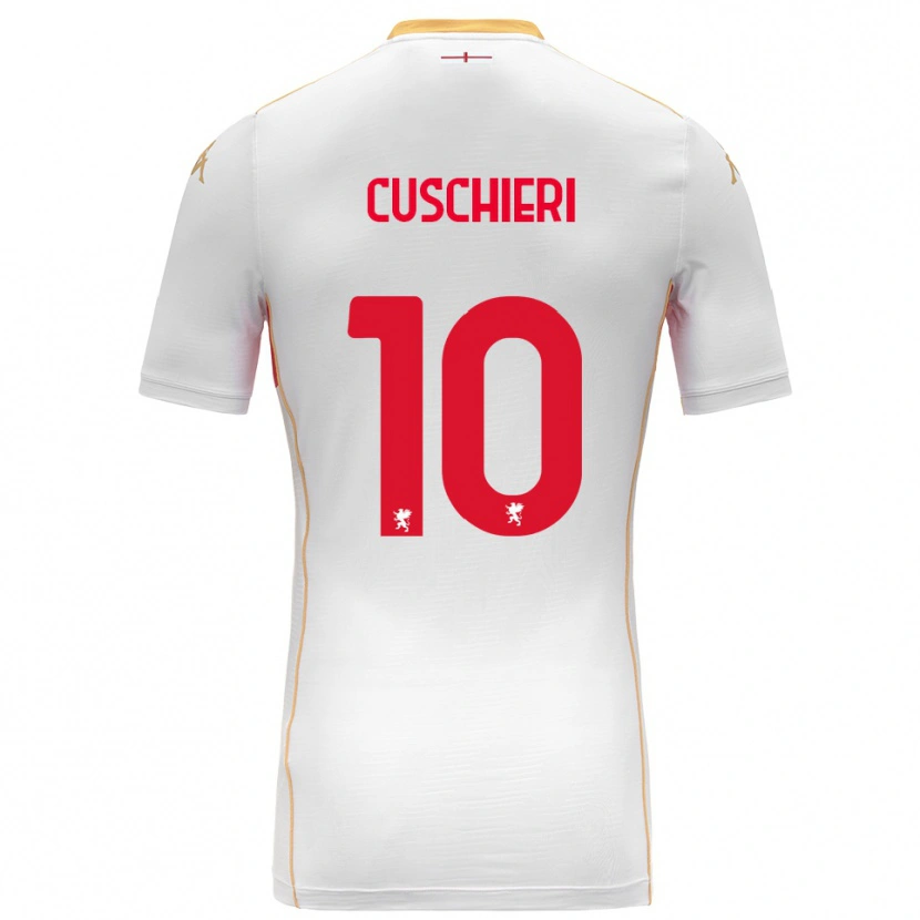 Danxen Mulher Camisola Rachel Cuschieri #10 Branco Vermelho Alternativa 2025/26 Camisa Brasil