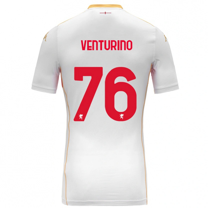 Danxen Mulher Camisola Lorenzo Venturino #76 Branco Vermelho Alternativa 2025/26 Camisa Brasil