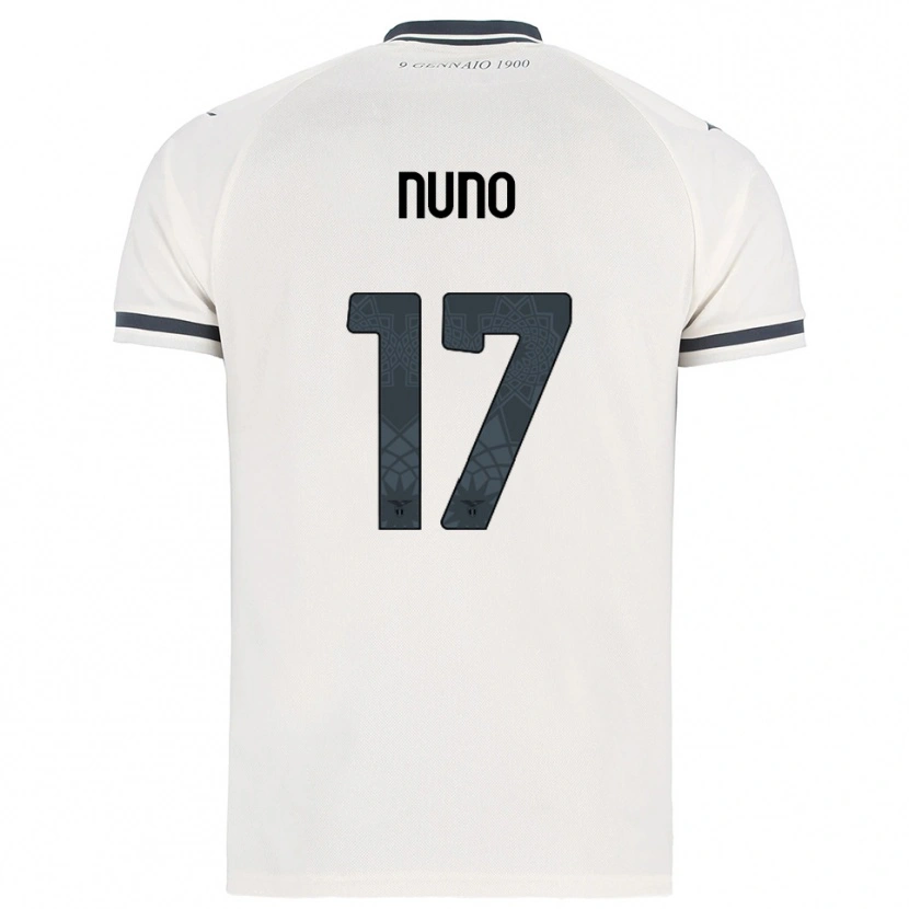 Danxen Mulher Camisola Nuno Tavares #17 Branco Marinho Alternativa 2025/26 Camisa Brasil