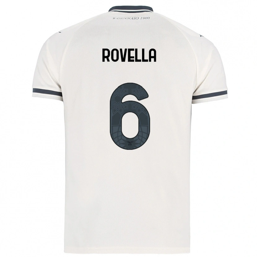 Danxen Mulher Camisola Nicolò Rovella #6 Branco Marinho Alternativa 2025/26 Camisa Brasil