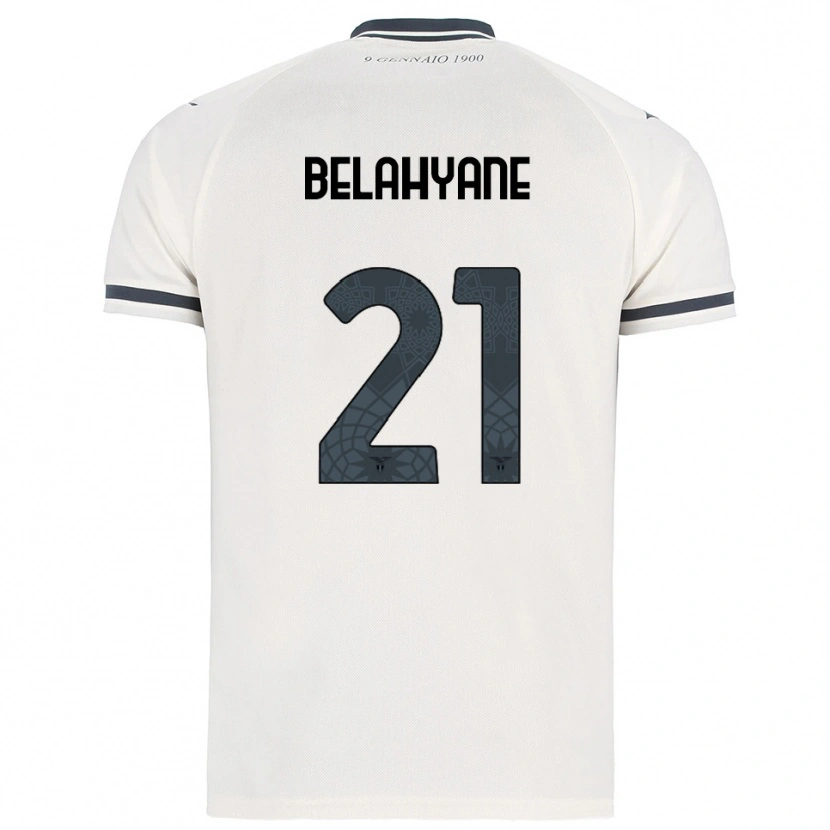 Danxen Mulher Camisola Reda Belahyane #21 Branco Marinho Alternativa 2025/26 Camisa Brasil