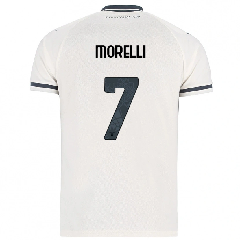 Danxen Mulher Camisola Matteo Morelli #7 Branco Marinho Alternativa 2025/26 Camisa Brasil