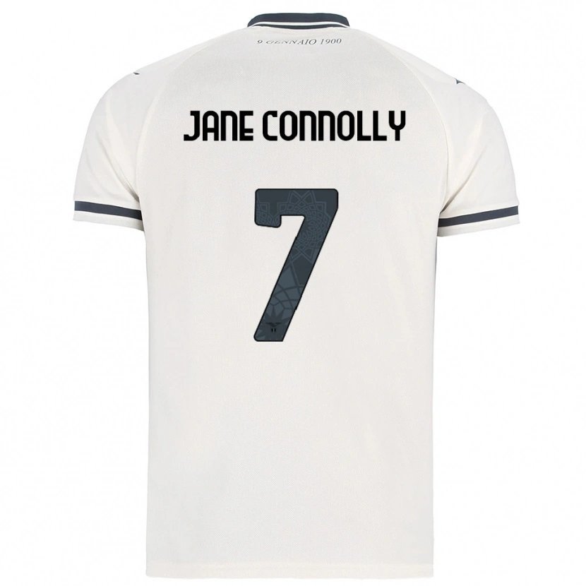 Danxen Mulher Camisola Megan Jane Connolly #7 Branco Marinho Alternativa 2025/26 Camisa Brasil