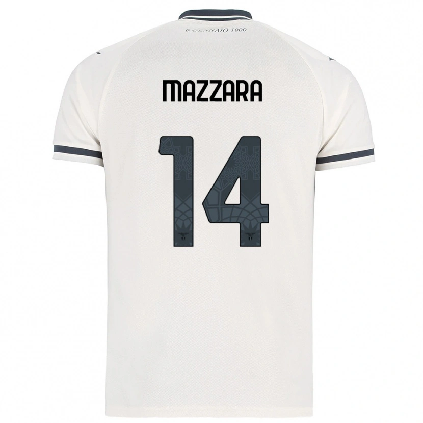 Danxen Mulher Camisola Matteo Mazzara #14 Branco Marinho Alternativa 2025/26 Camisa Brasil