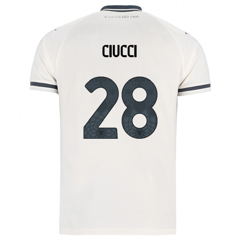 Danxen Mulher Camisola Federico Ciucci #28 Branco Marinho Alternativa 2025/26 Camisa Brasil