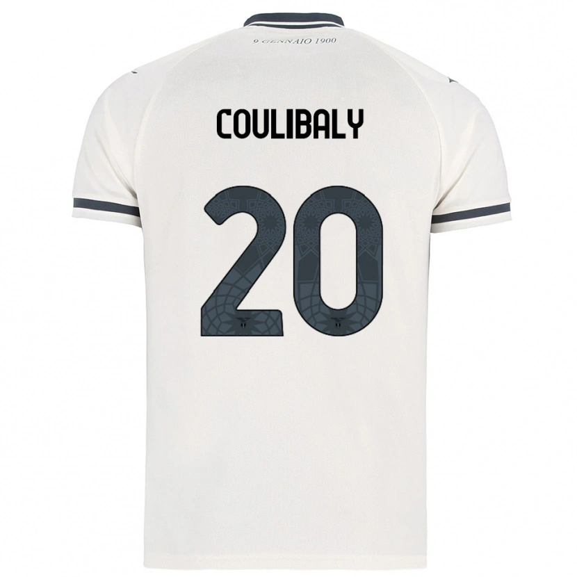 Danxen Mulher Camisola Larsson Coulibaly #20 Branco Marinho Alternativa 2025/26 Camisa Brasil