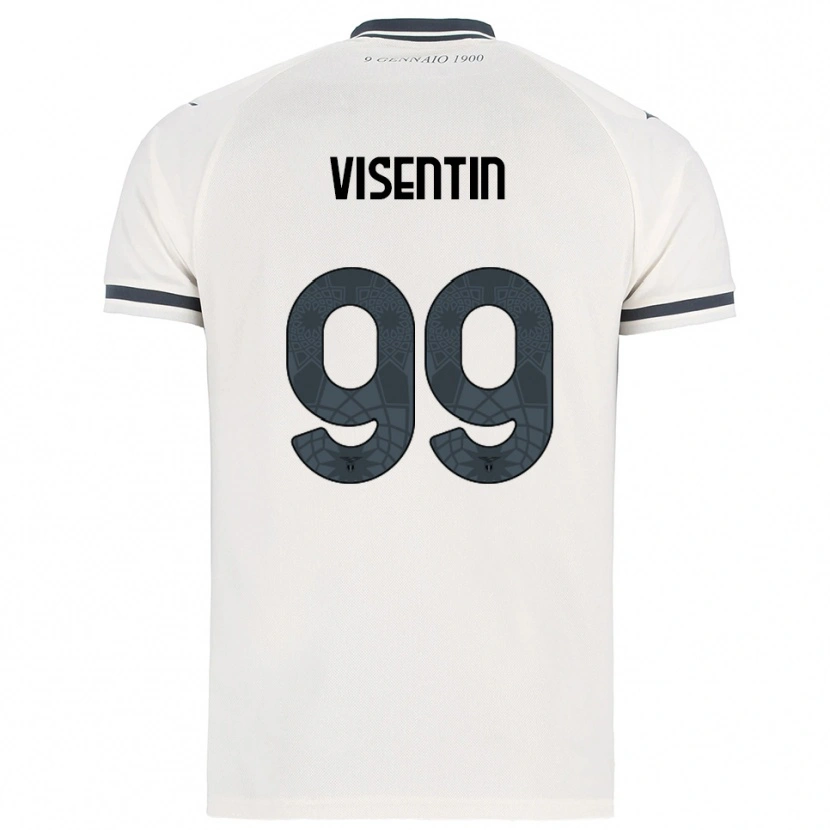 Danxen Mulher Camisola Noemi Visentin #99 Branco Marinho Alternativa 2025/26 Camisa Brasil