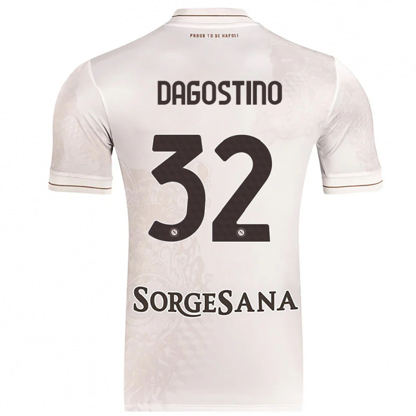 Danxen Mulher Camisola Giuseppe Dagostino #32 Champagne Marrom Alternativa 2025/26 Camisa Brasil