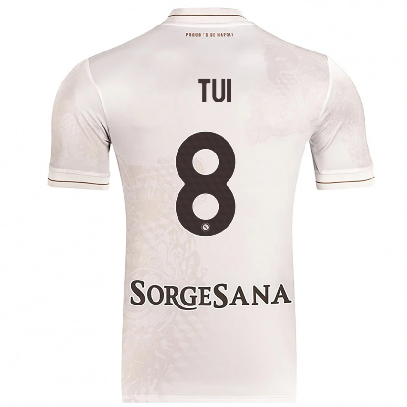 Danxen Mulher Camisola Sara Tui #8 Champagne Marrom Alternativa 2025/26 Camisa Brasil