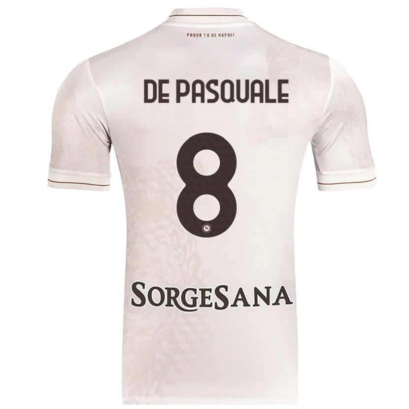 Danxen Mulher Camisola Dylan De Pasquale #8 Champagne Marrom Alternativa 2025/26 Camisa Brasil