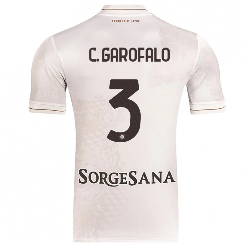 Danxen Mulher Camisola Christian Garofalo #3 Champagne Marrom Alternativa 2025/26 Camisa Brasil