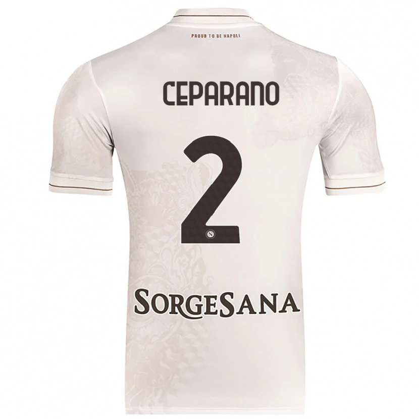 Danxen Mulher Camisola Mario Ceparano #2 Champagne Marrom Alternativa 2025/26 Camisa Brasil