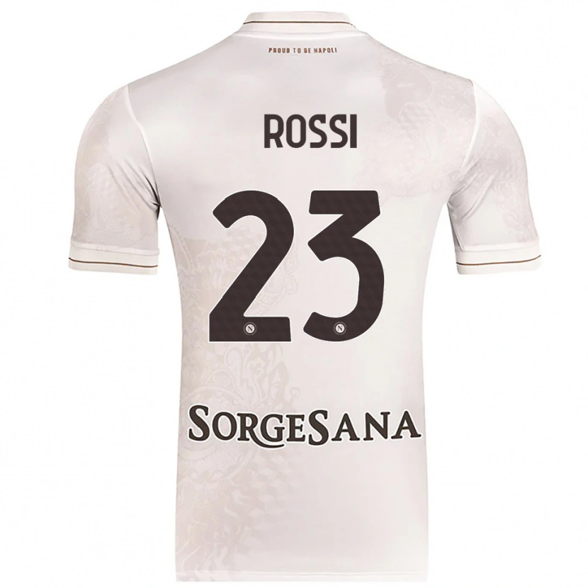 Danxen Mulher Camisola Leonardo Rossi #23 Champagne Marrom Alternativa 2025/26 Camisa Brasil