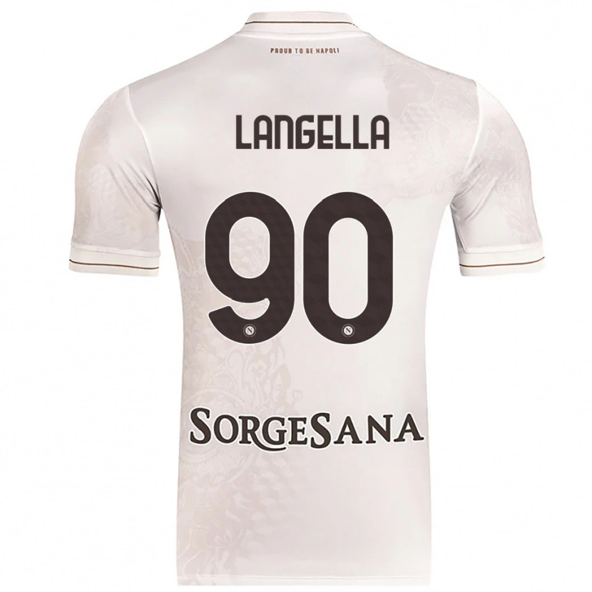 Danxen Mulher Camisola Gabriella Langella #90 Champagne Marrom Alternativa 2025/26 Camisa Brasil