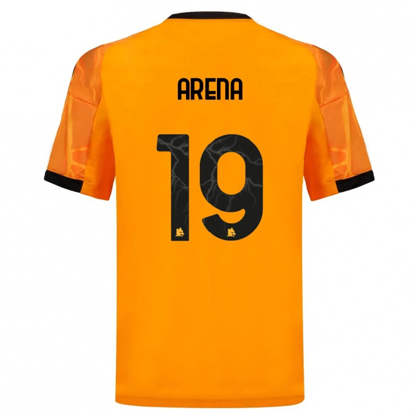 Danxen Mulher Camisola Antonio Arena #19 Laranja Preto Alternativa 2025/26 Camisa Brasil