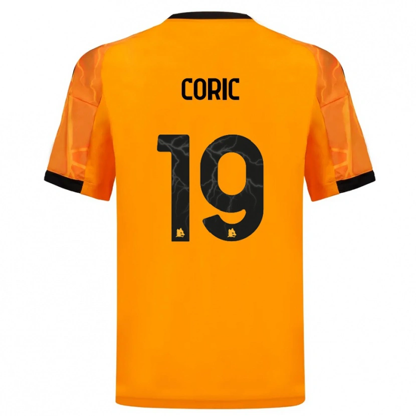 Danxen Mulher Camisola Ante Coric #19 Laranja Preto Alternativa 2025/26 Camisa Brasil