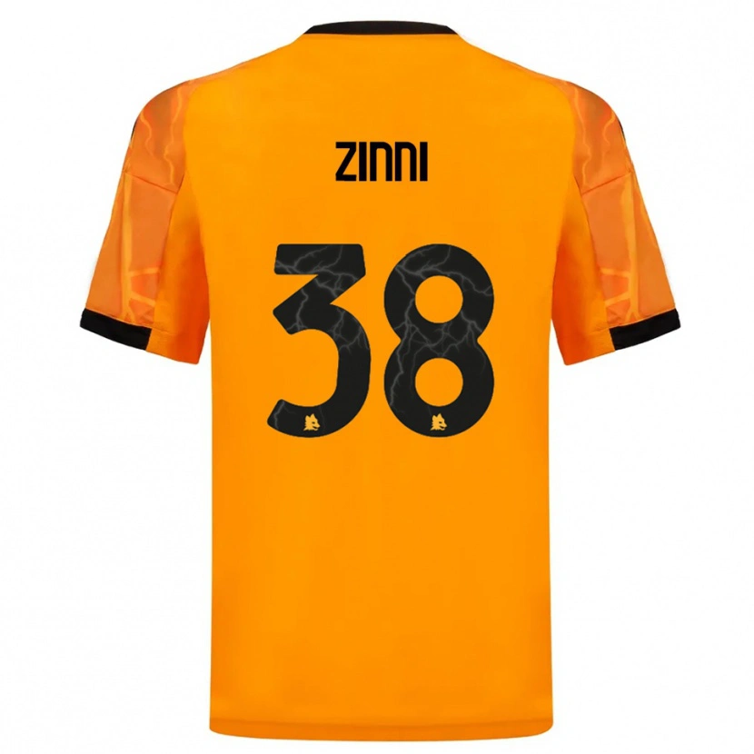 Danxen Mulher Camisola Raul Zinni #38 Laranja Preto Alternativa 2025/26 Camisa Brasil