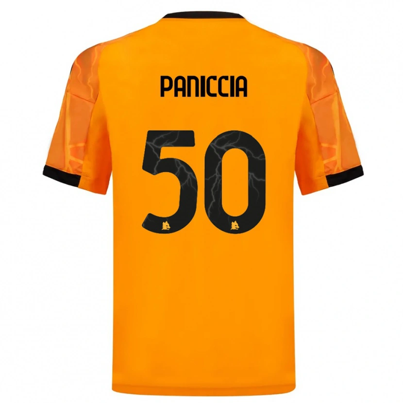 Danxen Mulher Camisola Martina Paniccia #50 Laranja Preto Alternativa 2025/26 Camisa Brasil