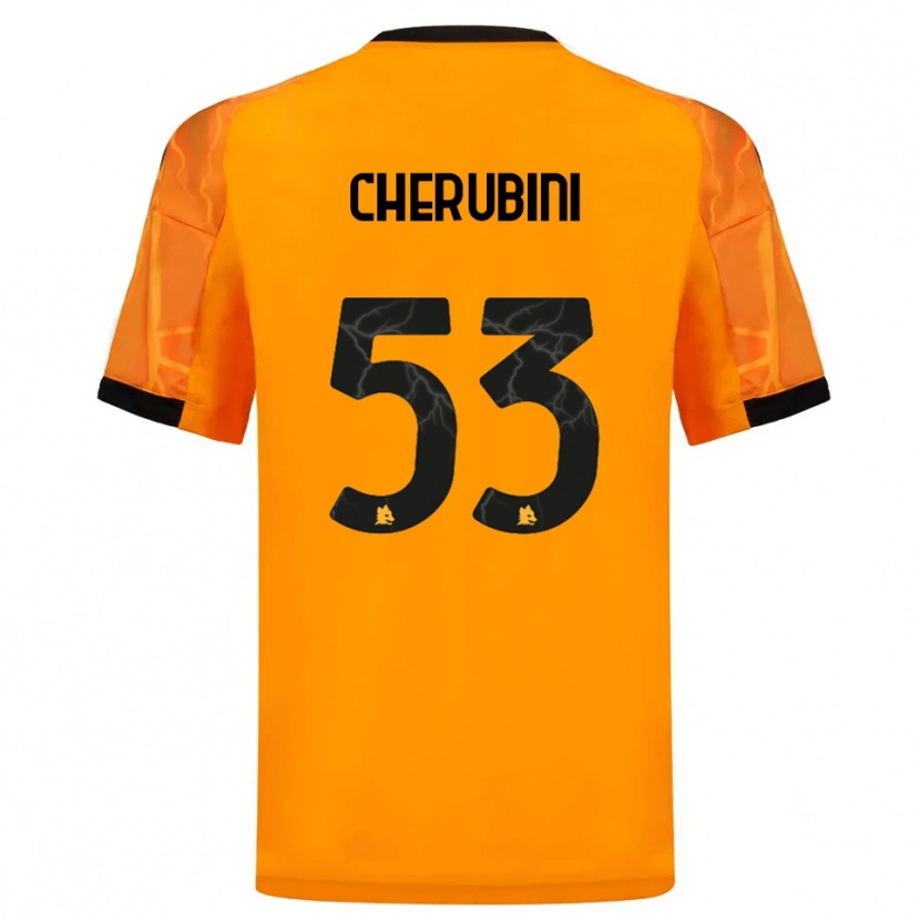Danxen Mulher Camisola Martina Cherubini #53 Laranja Preto Alternativa 2025/26 Camisa Brasil