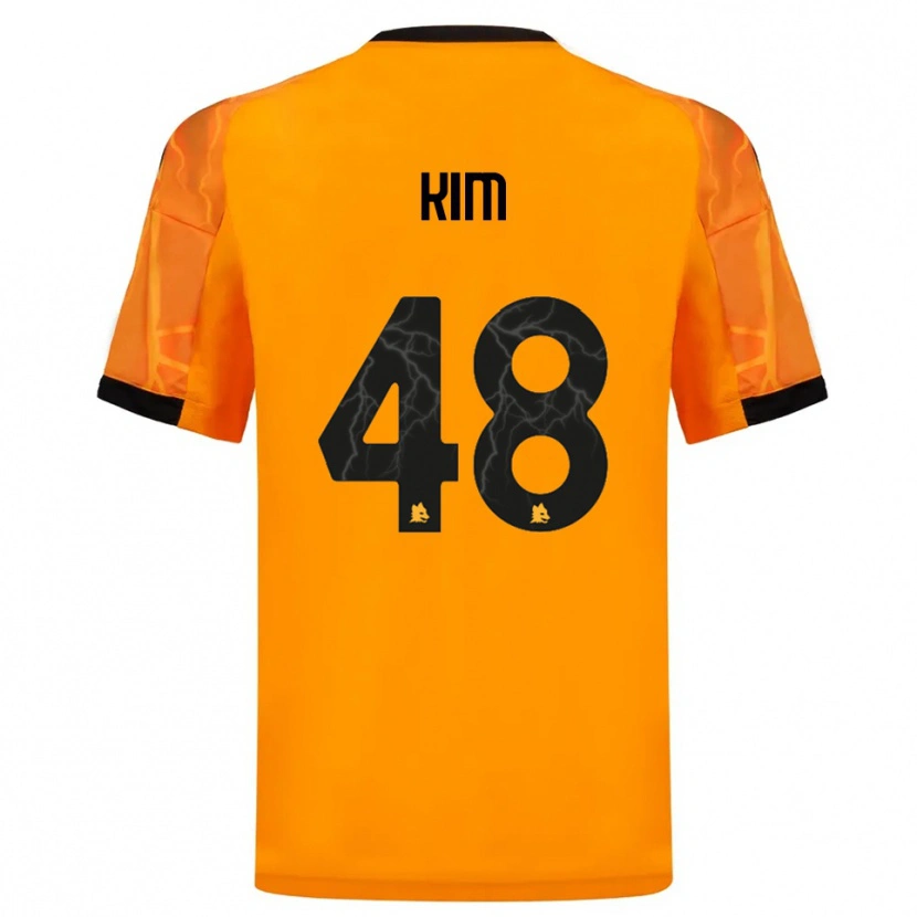 Danxen Mulher Camisola Shin-Ji Kim #48 Laranja Preto Alternativa 2025/26 Camisa Brasil