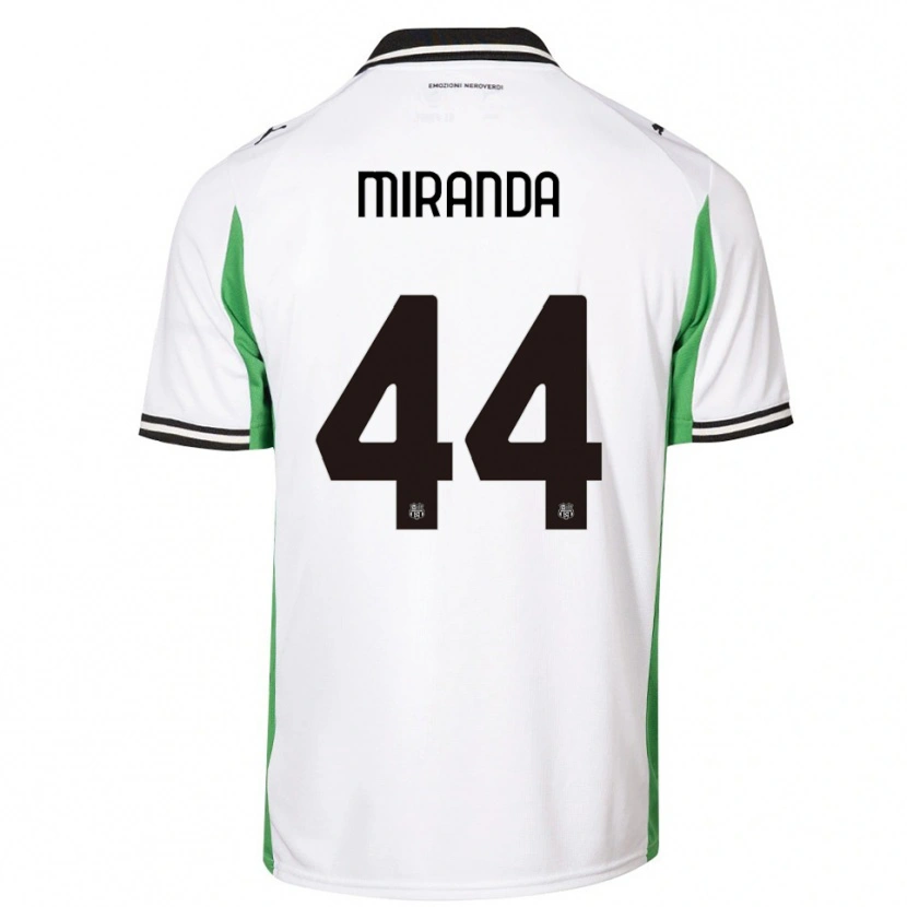 Danxen Mulher Camisola Kevin Miranda #44 Branco Verde Preto Alternativa 2025/26 Camisa Brasil