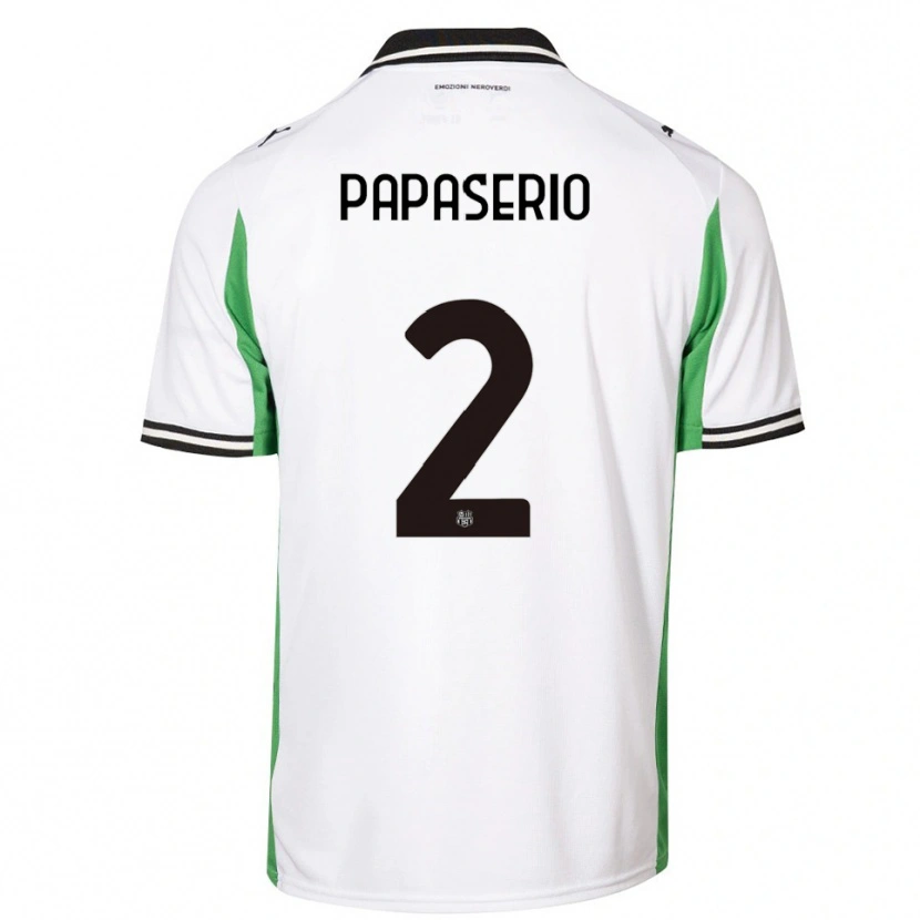 Danxen Mulher Camisola Gabriele Papaserio #2 Branco Verde Preto Alternativa 2025/26 Camisa Brasil