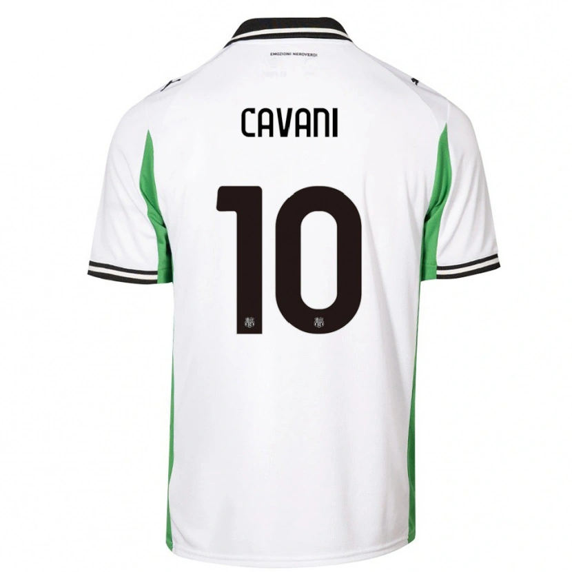 Danxen Mulher Camisola Lorenzo Cavani #10 Branco Verde Preto Alternativa 2025/26 Camisa Brasil