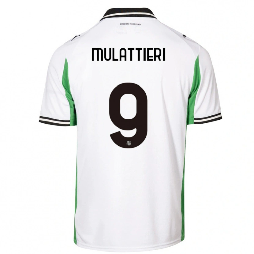 Danxen Mulher Camisola Samuele Mulattieri #9 Branco Verde Preto Alternativa 2025/26 Camisa Brasil