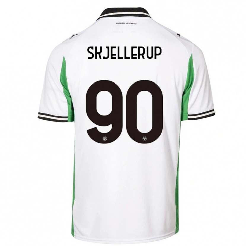 Danxen Mulher Camisola Laurs Skjellerup #90 Branco Verde Preto Alternativa 2025/26 Camisa Brasil