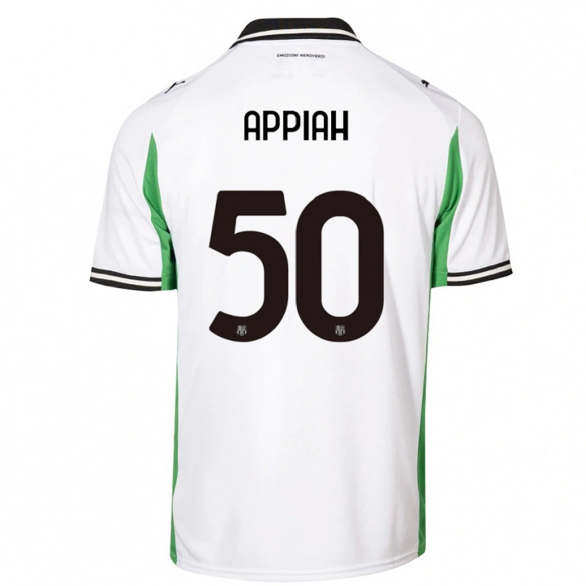 Danxen Mulher Camisola Lorenzo Appiah #50 Branco Verde Preto Alternativa 2025/26 Camisa Brasil