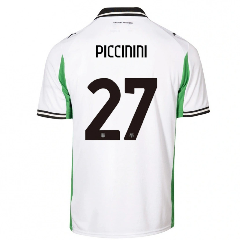 Danxen Mulher Camisola Stefano Piccinini #27 Branco Verde Preto Alternativa 2025/26 Camisa Brasil