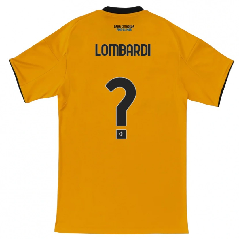 Danxen Mulher Camisola Samuele Lombardi #0 Laranja Azul Alternativa 2025/26 Camisa Brasil