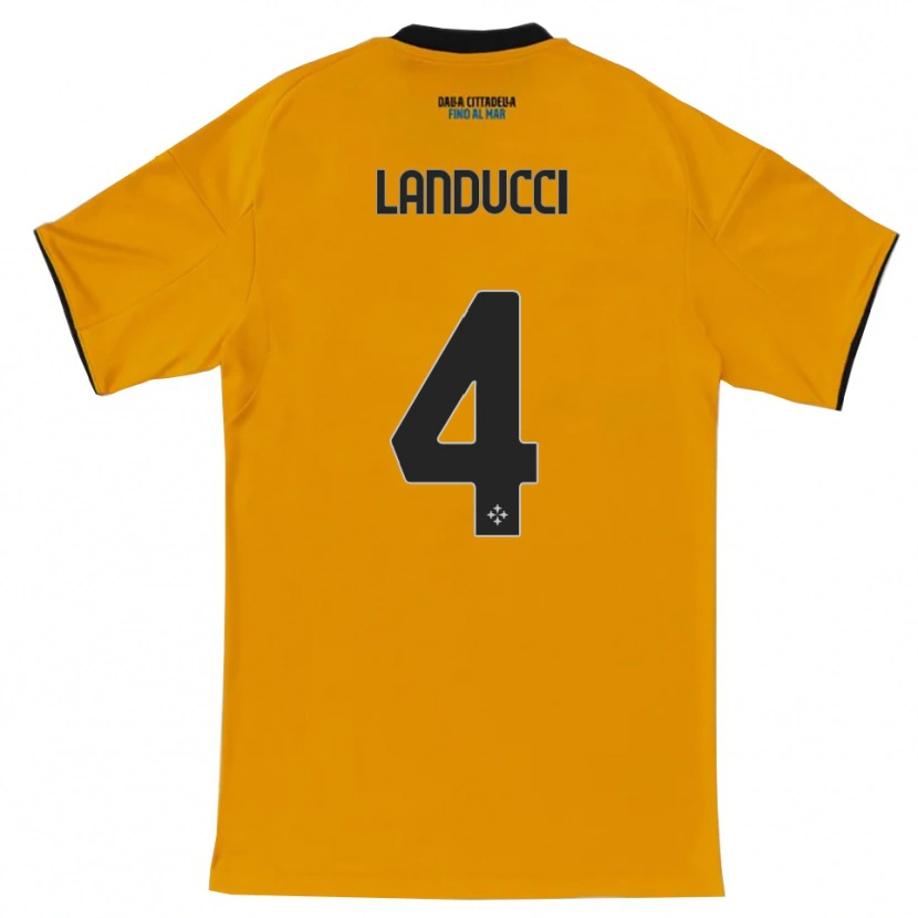 Danxen Mulher Camisola Umberto Landucci #4 Laranja Azul Alternativa 2025/26 Camisa Brasil