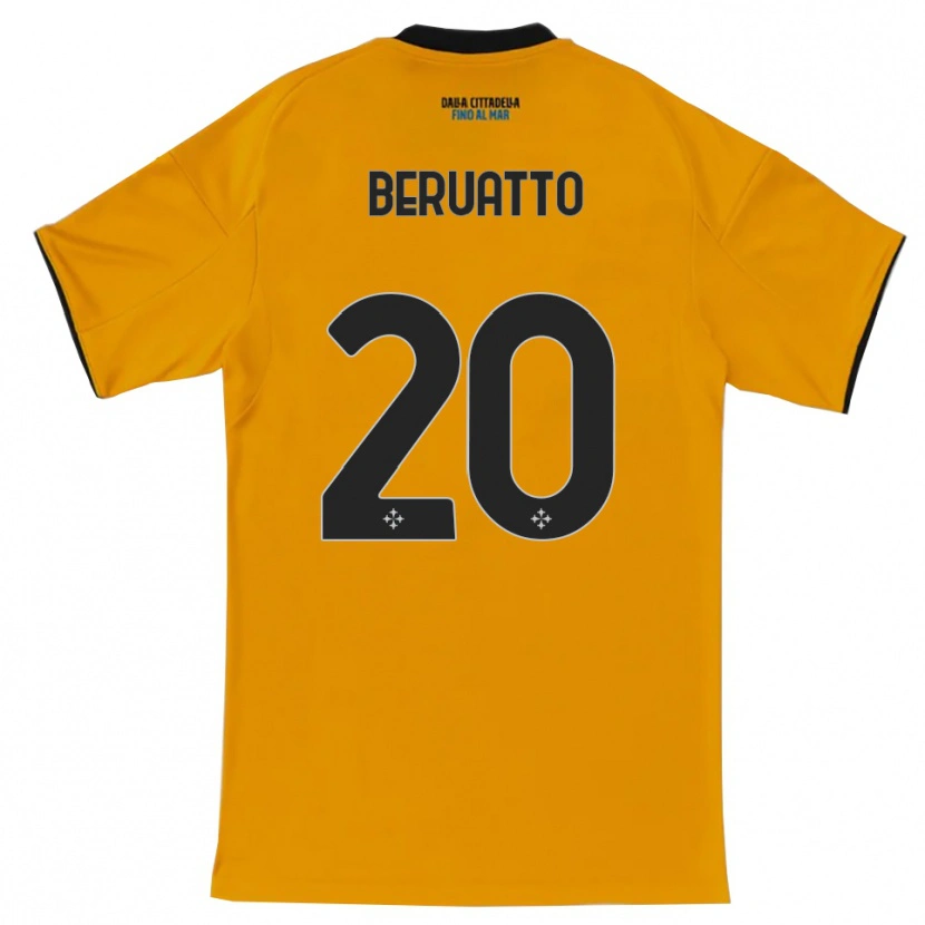 Danxen Mulher Camisola Pietro Beruatto #20 Laranja Azul Alternativa 2025/26 Camisa Brasil