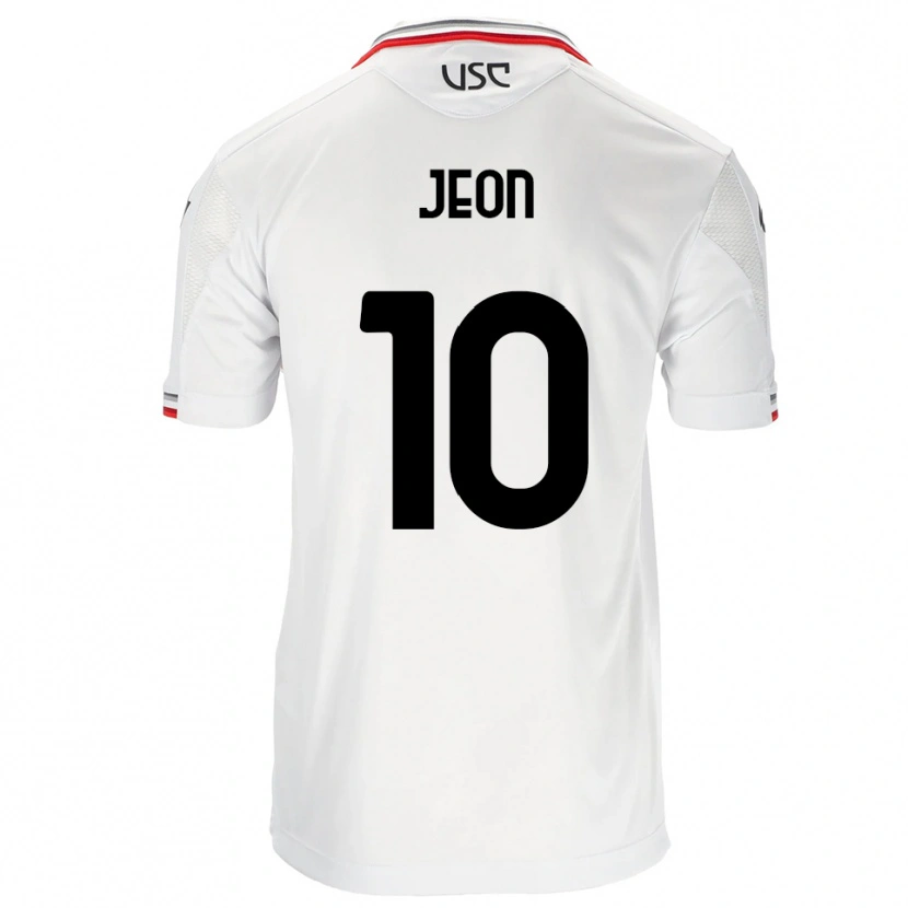 Danxen Mulher Camisola Joseph Jeon #10 Branco Vermelho Alternativa 2025/26 Camisa Brasil