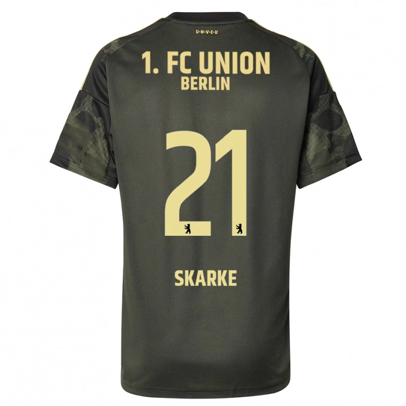 Danxen Mulher Camisola Tim Skarke #21 Verde Escuro Preto Alternativa 2025/26 Camisa Brasil
