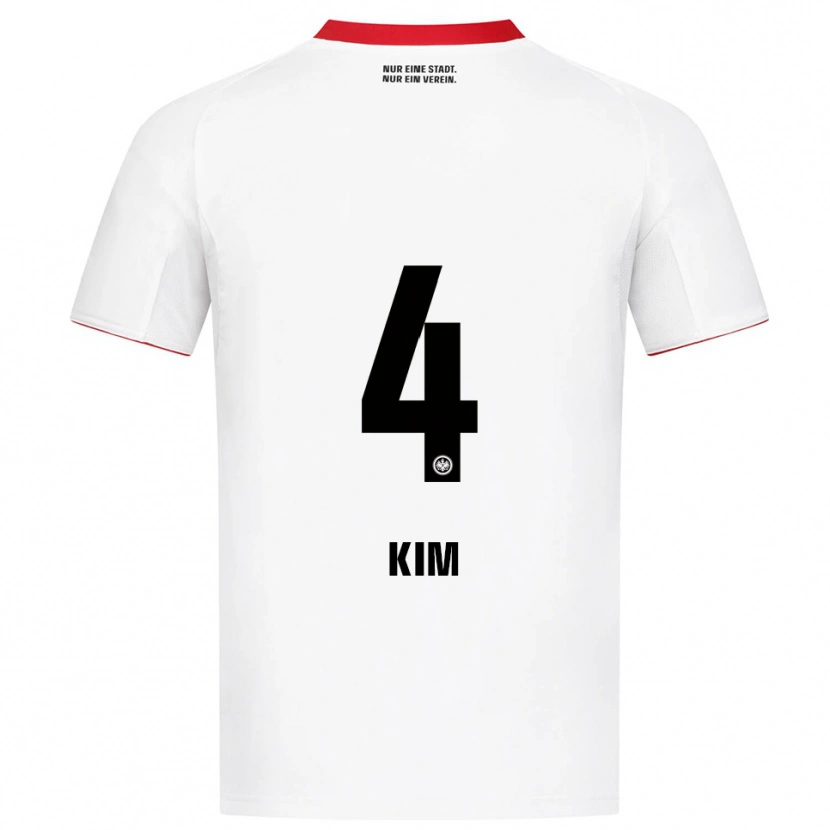 Danxen Mulher Camisola Yoon-Do Kim #4 Branco Vermelho Alternativa 2025/26 Camisa Brasil