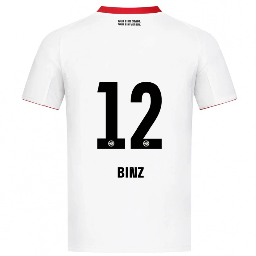Danxen Mulher Camisola Sam Binz #12 Branco Vermelho Alternativa 2025/26 Camisa Brasil