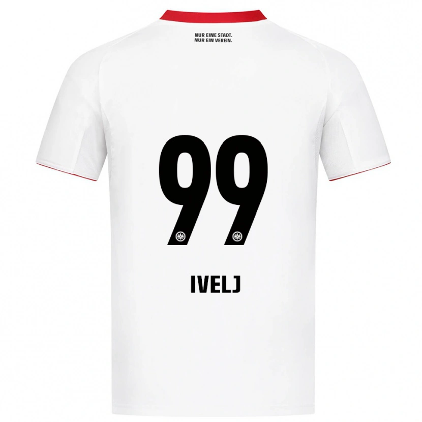 Danxen Mulher Camisola Noemi Ivelj #99 Branco Vermelho Alternativa 2025/26 Camisa Brasil