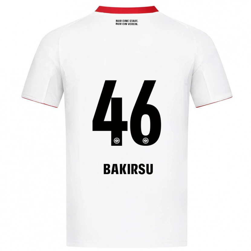 Danxen Mulher Camisola Hüseyin Bakirsu #46 Branco Vermelho Alternativa 2025/26 Camisa Brasil