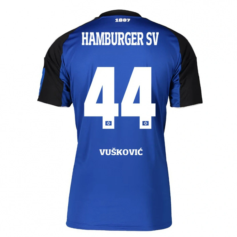 Danxen Mulher Camisola Mario Vuskovic #44 Azul Preto Alternativa 2025/26 Camisa Brasil