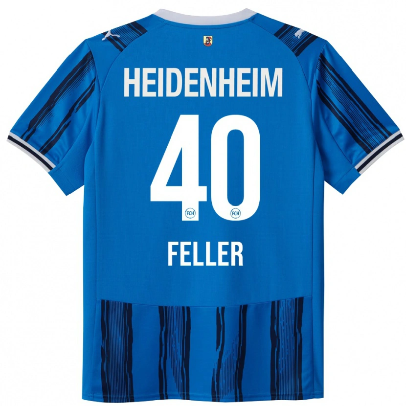 Danxen Mulher Camisola Frank Feller #40 Azul Marinho Alternativa 2025/26 Camisa Brasil