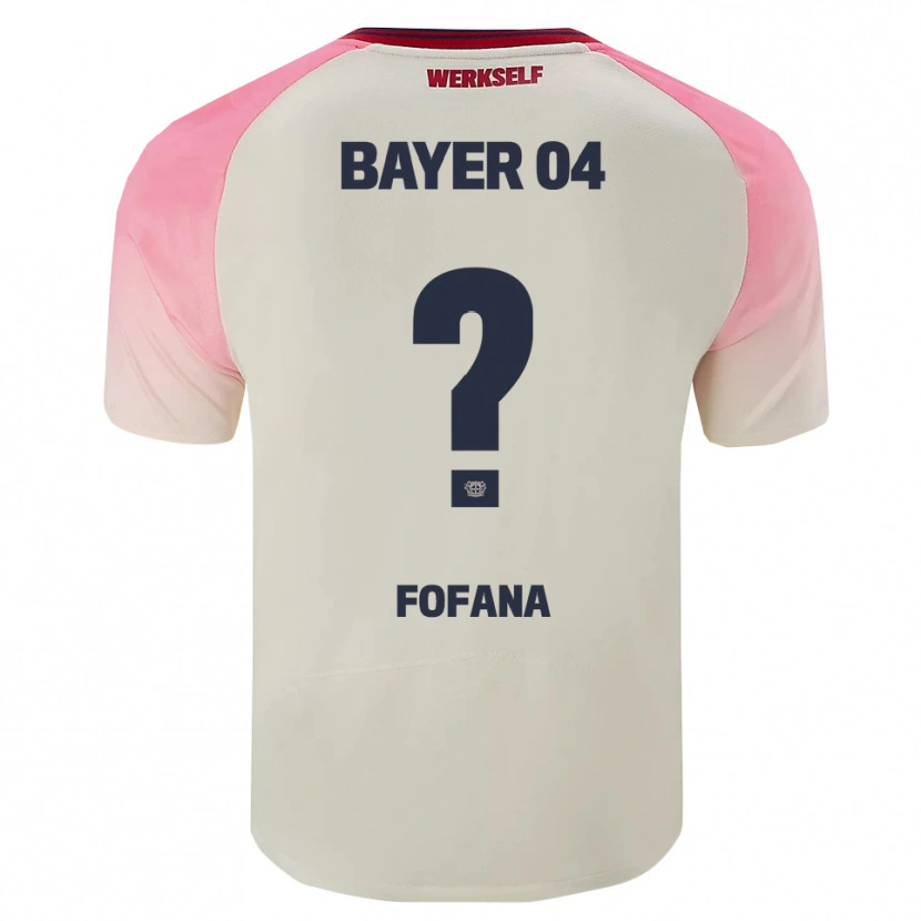 Danxen Mulher Camisola Sadik Fofana #0 Rosa Branco Sujo Alternativa 2025/26 Camisa Brasil