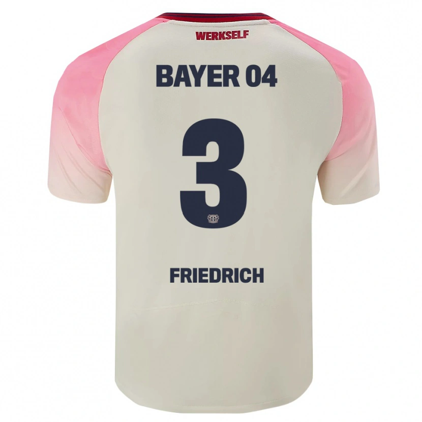 Danxen Mulher Camisola Melissa Friedrich #3 Rosa Branco Sujo Alternativa 2025/26 Camisa Brasil