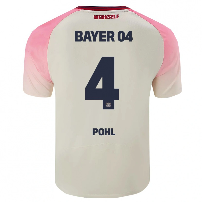 Danxen Mulher Camisola Ferdinand Pohl #4 Rosa Branco Sujo Alternativa 2025/26 Camisa Brasil