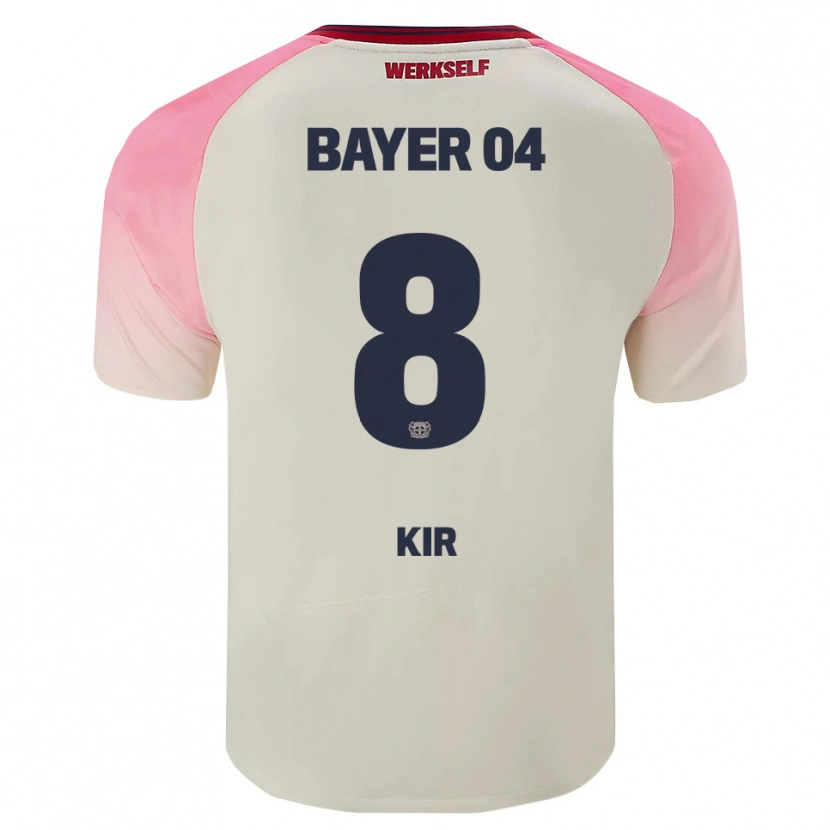 Danxen Mulher Camisola Burak Kir #8 Rosa Branco Sujo Alternativa 2025/26 Camisa Brasil